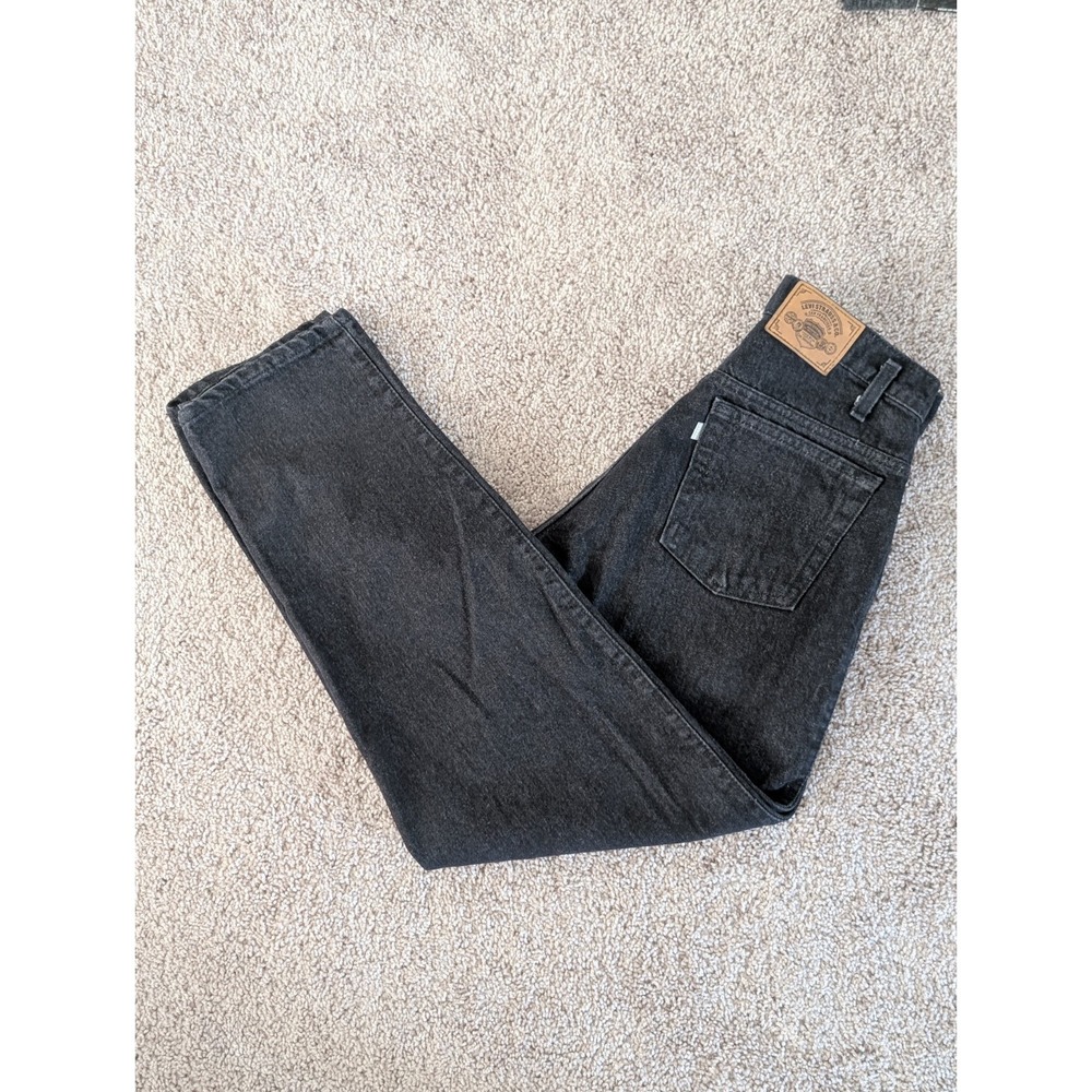 VTG 1988 Levis 866 SilverTab Black Jeans Made in USA SAMPLE GARMENT Archive HTF